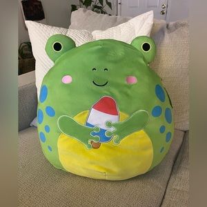 LIMELL, cutest rare frog squishmallow. Large size.